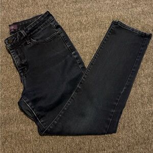 NYDJ Marilyn Women's Straight Legging Jeans - Dark Wash - Made in USA